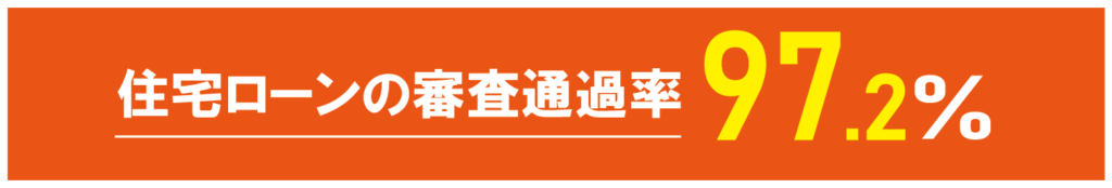 住宅ローン審査通過率97.2％